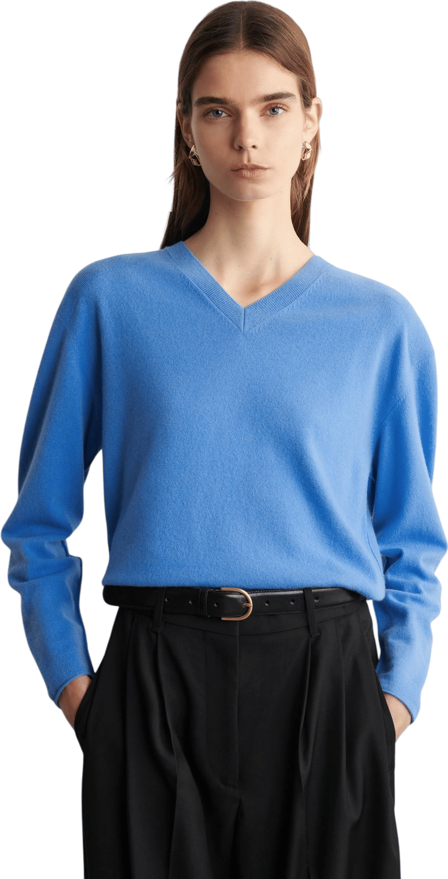Pull Col en V en Laine Mérinos