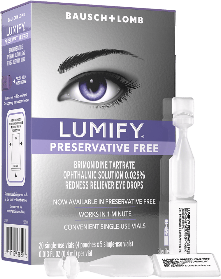 LUMIFY | Preservative Free Redness Relief Eye Drops