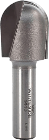 Whiteside Router Bits 1413 Round Nose Bit with 1/2-Inch Radius 1-Inch Cutting Diameter and 1-1/4-Inch Cutting Length