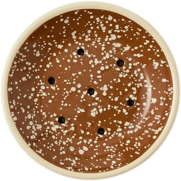 Speckle Enamel Soap Dish | Cumin/Cream
