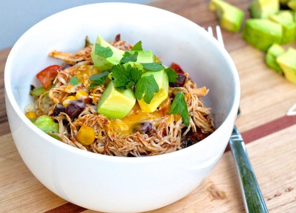 Pulled pork sandwiches or crockpot chicken tacos/bowls!