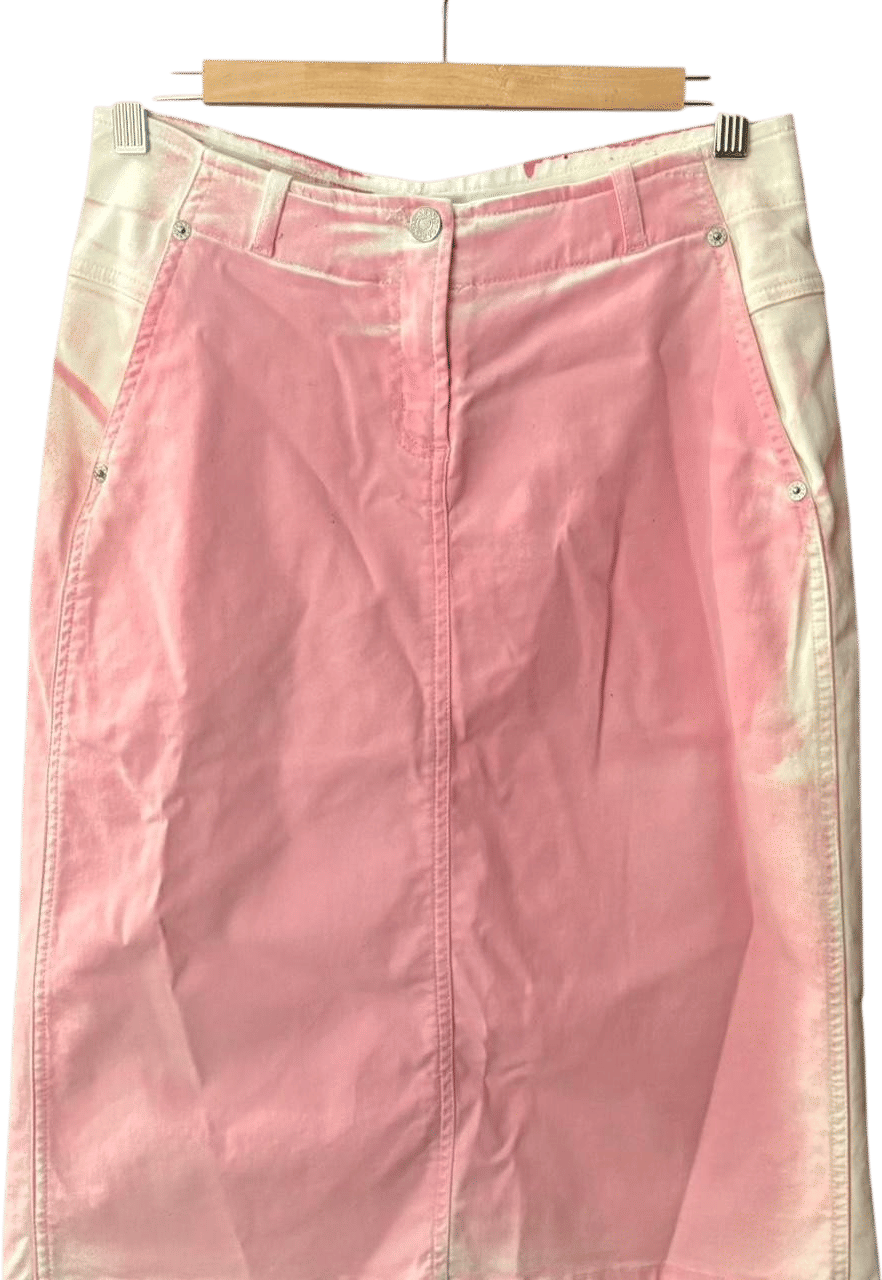 Morgan De Toi Pink Denim Skirt
