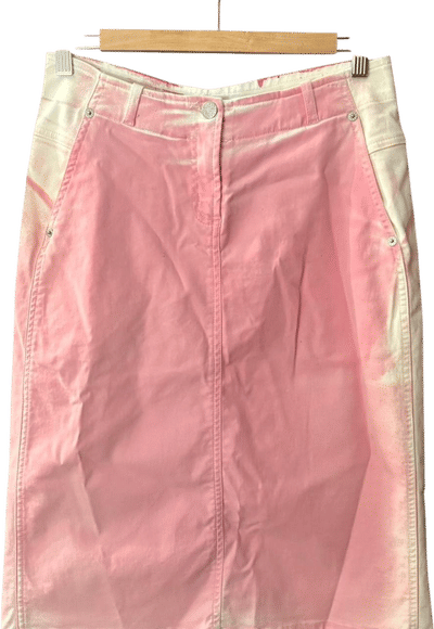 Morgan De Toi Pink Denim Skirt