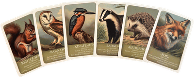 Wildlife "Pairs" Card Game