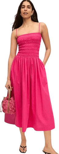 Pink Smocked Dress