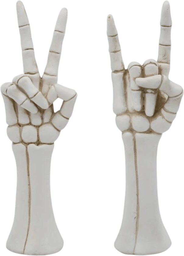 Skeleton Hand Decor Set (Set of 2)