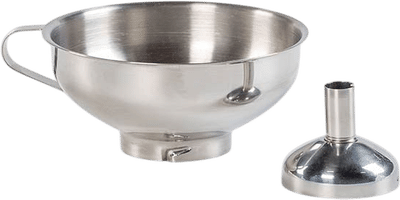 Stainless Steel Funnel with Removable Spout