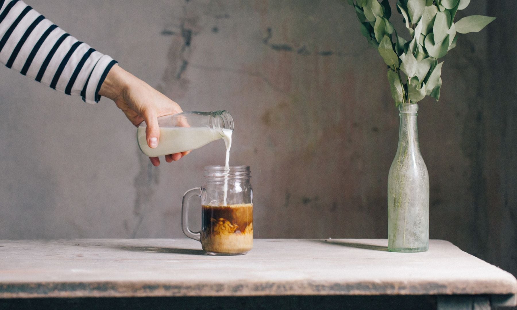 Drink a cup of coffee before anyone wakes up