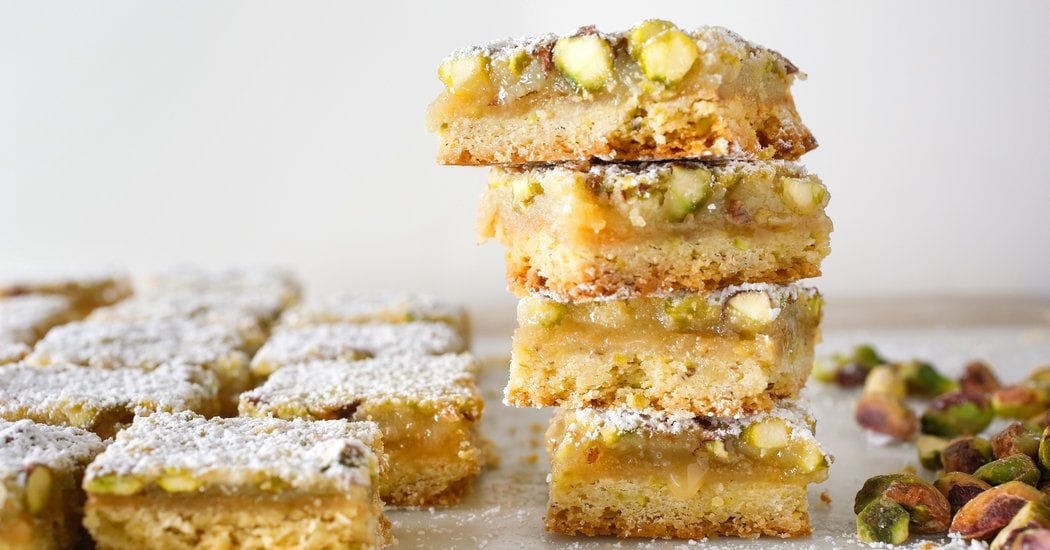 Pistachio-Lemon Bars Recipe