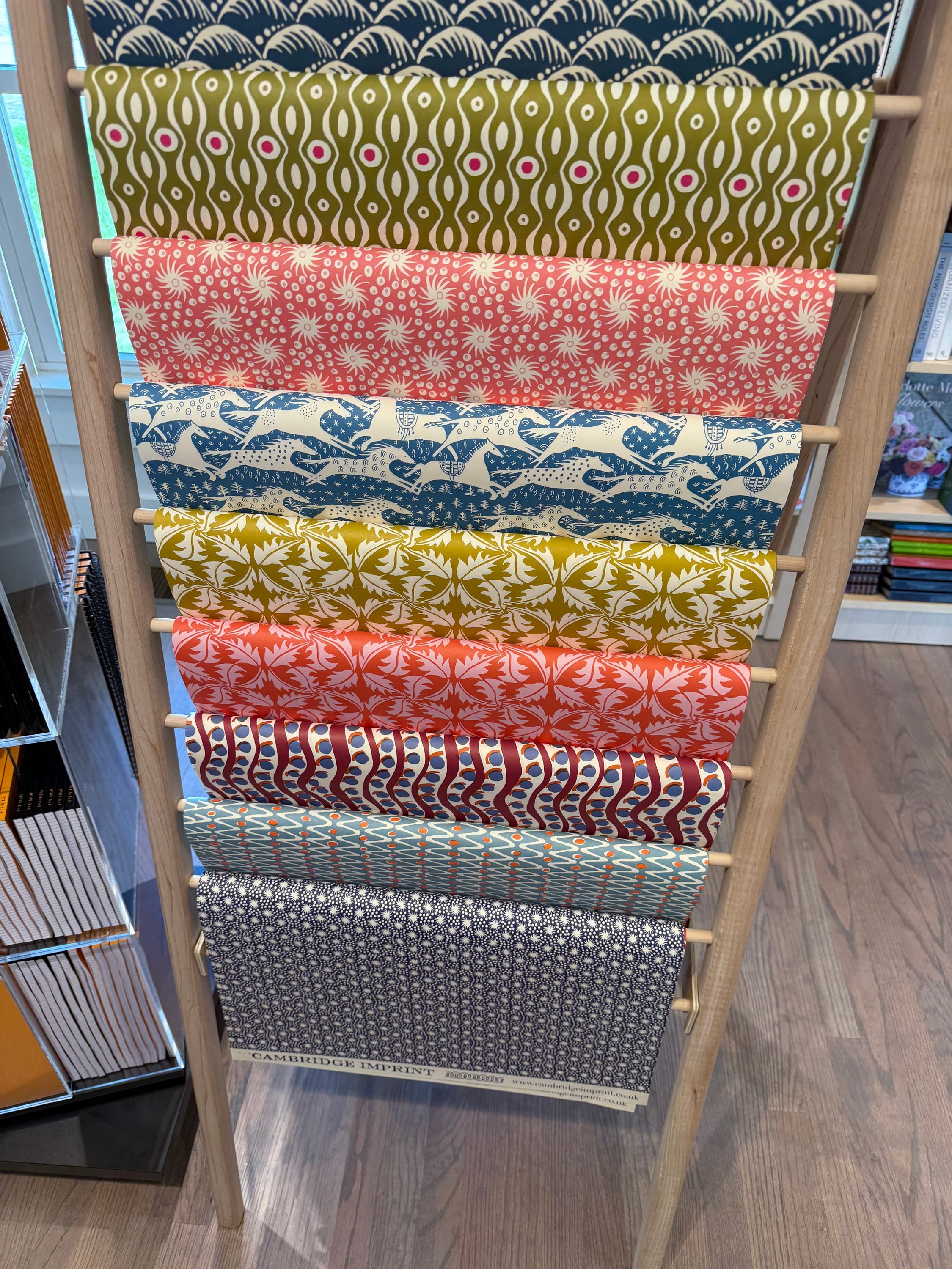 stationary, art supplies, and books