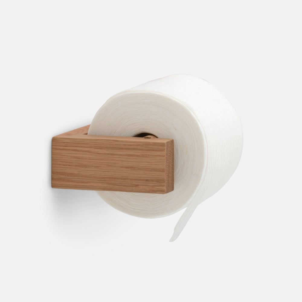 Schoolhouse Oak Tissue Roll Holder