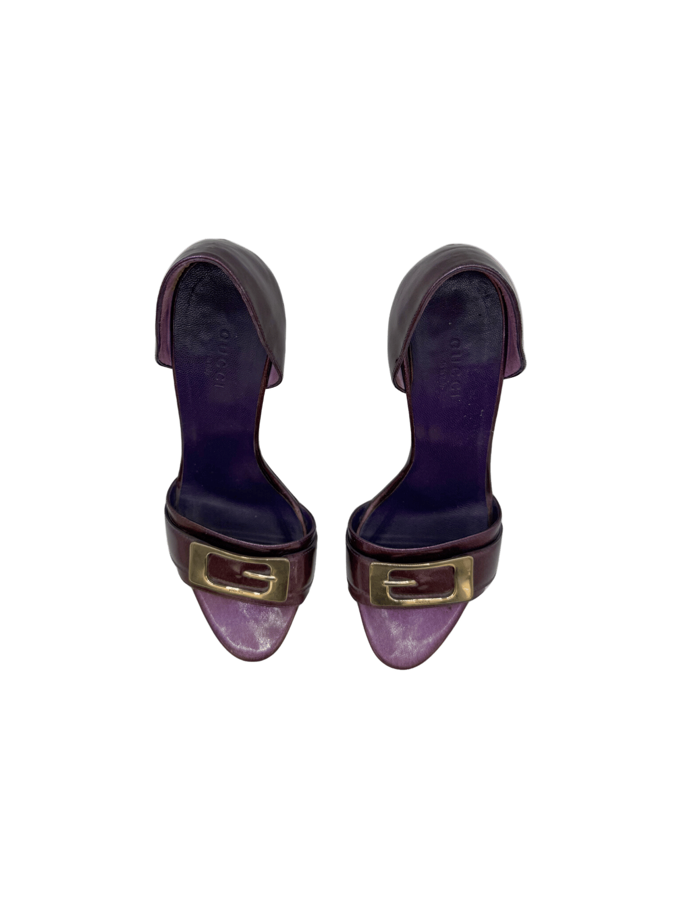 Purple Patent Leather Heels
