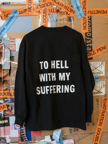 Martine Syms "TO HELL WITH MY SUFFERING" Tee