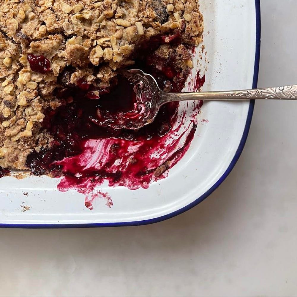 Gluten-Free Berry Crumble