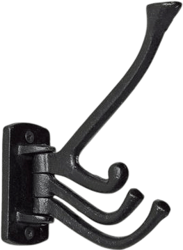 Cast Iron Cloak Room Wall Hook
