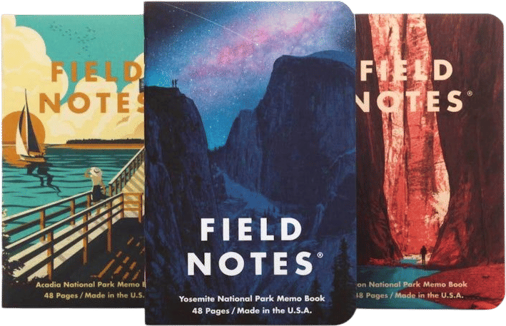 National Parks Series Memo Books (3-Pack)