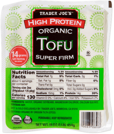 High Protein Super Firm Organic Tofu