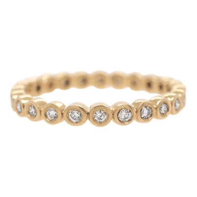 Bezel Set Diamond Eternity Ring