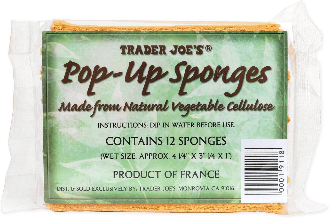 Trader Joe's Pop-Up Sponges