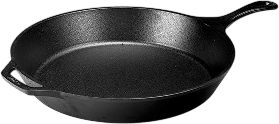 12 Inch Seasoned Cast Iron Skillet