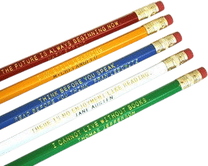 New York Public Library Quote Pencil Set