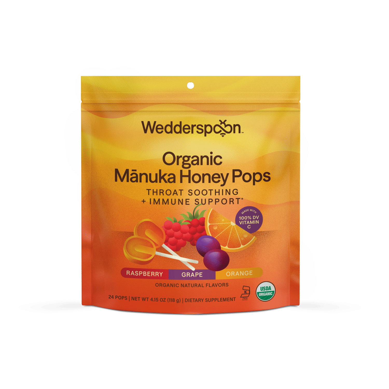 Organic Manuka Honey Pops