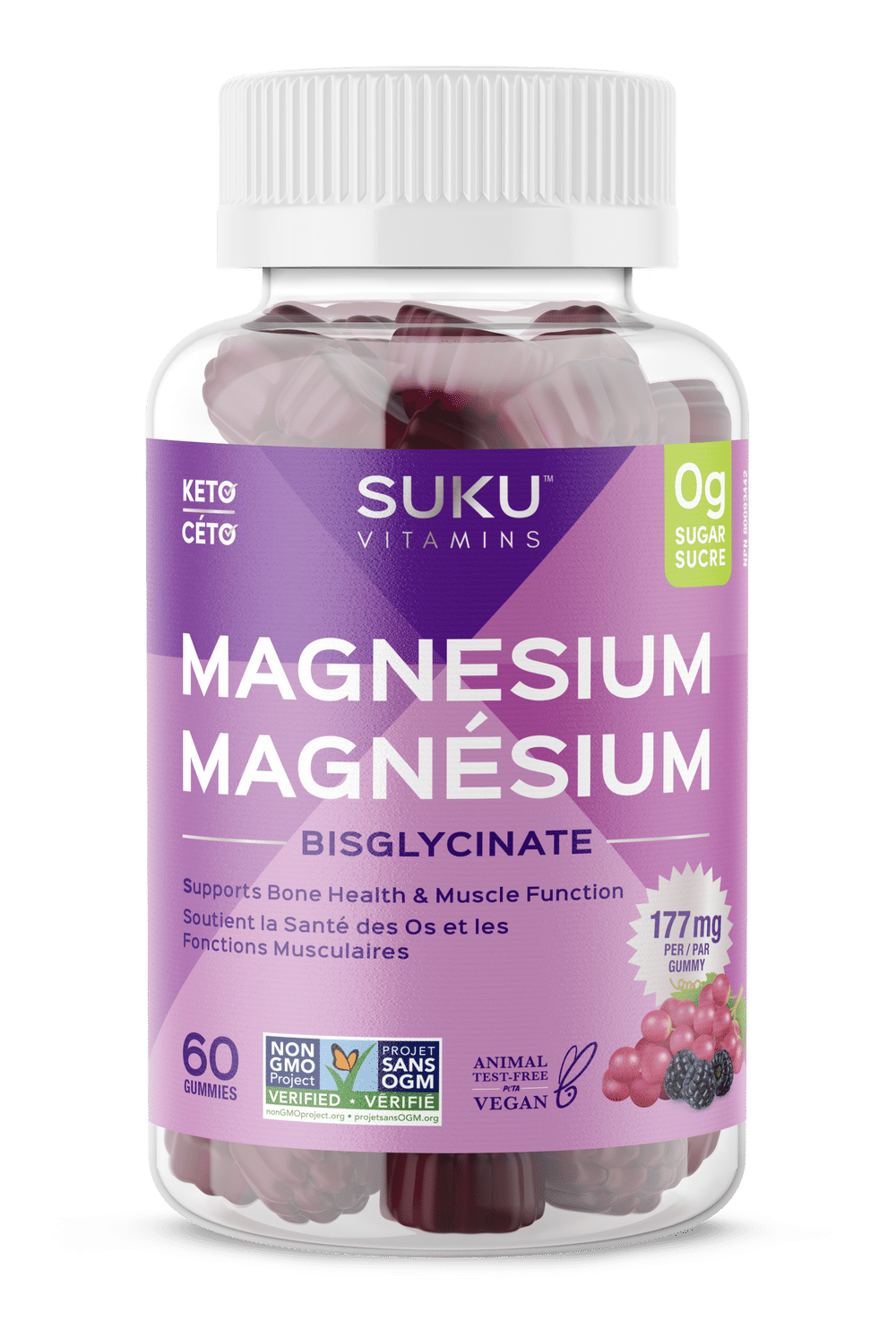 SUKU Vitamins Magnesium Bisglycinate