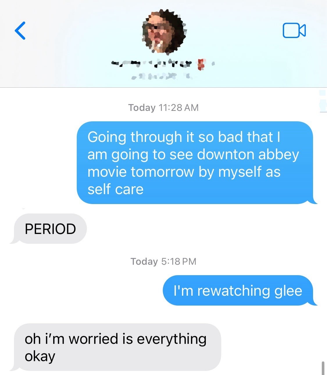 Screenshotting Family Chats