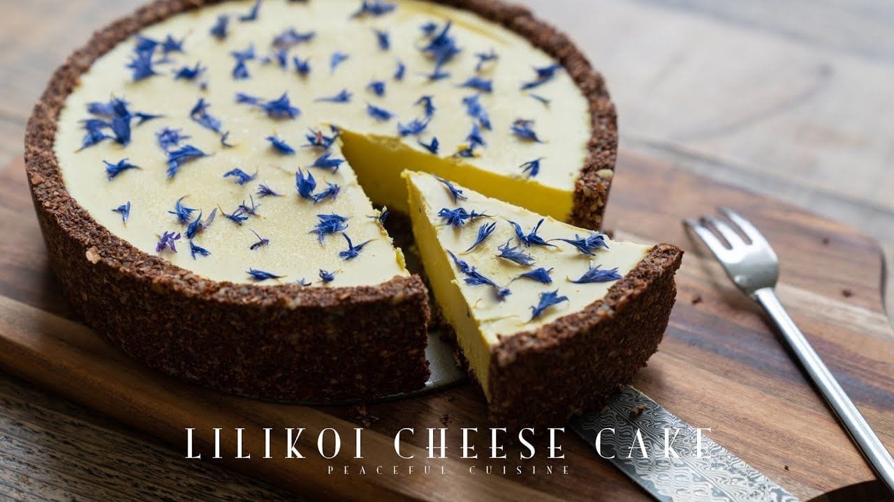 Lilikoi Cheese Cake (vegan)