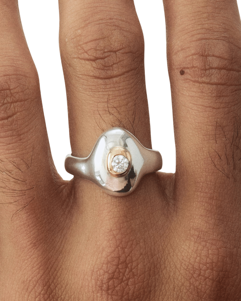 Hernan Herdez Diamond Cigar Ring