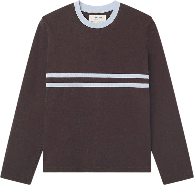 Estret Brown Long-Sleeved T-Shirt