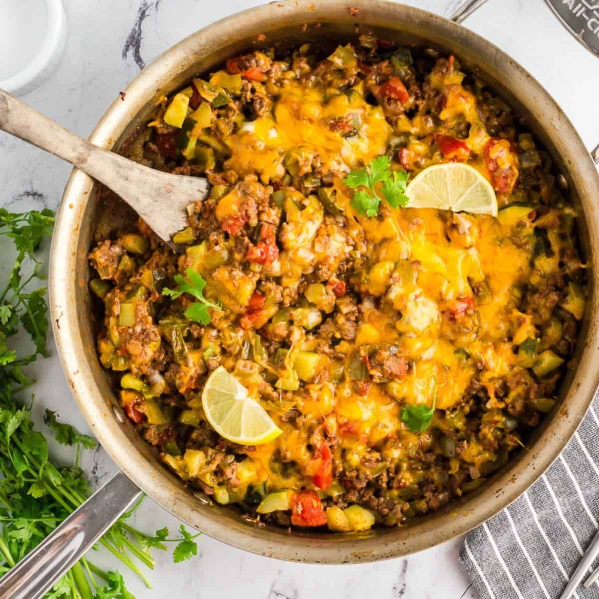 Zucchini Taco Skillet Recipe