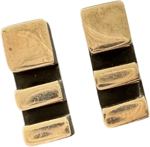 Geometric Sterling Silver Earrings