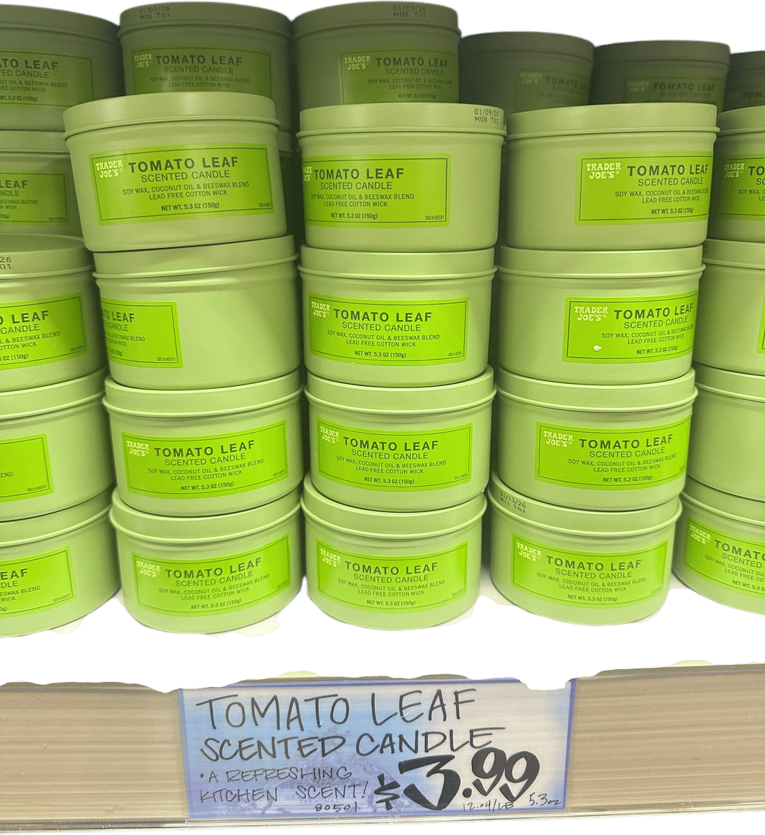 Tomato Leaf Candle