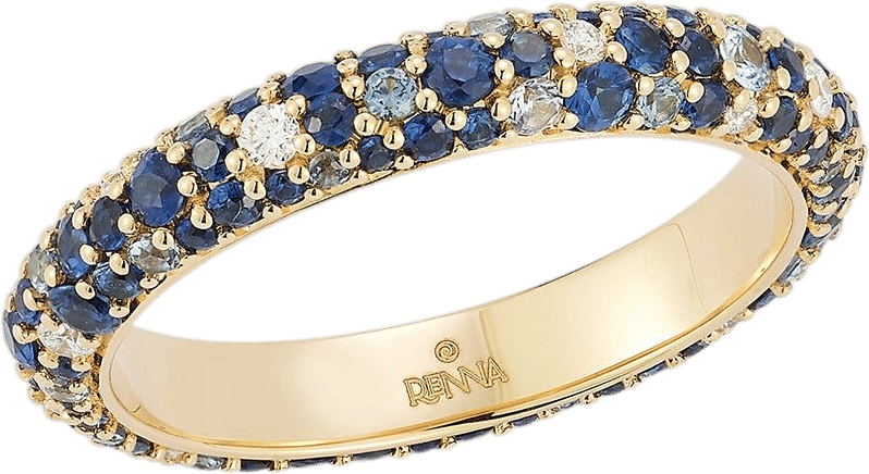 Renna Thin Tidepool Ring - Sapphire