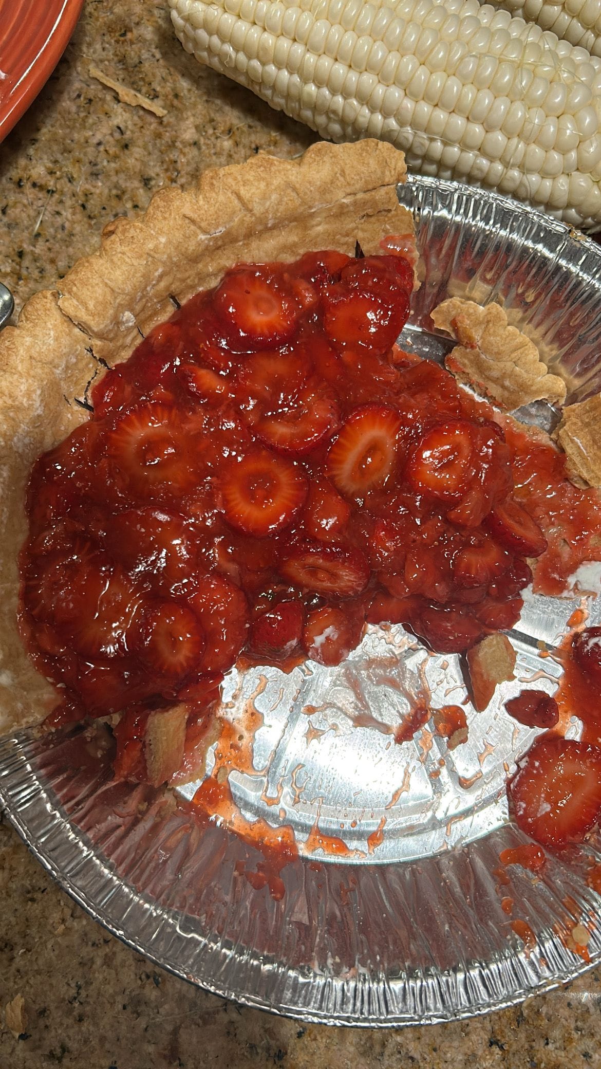 Buying strawberries at the farmer’s market and making pie!!