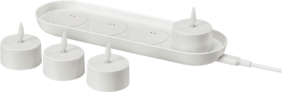SKATGÅS Rechargeable LED Tea Lights