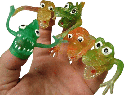 Classic Monster Finger Puppets