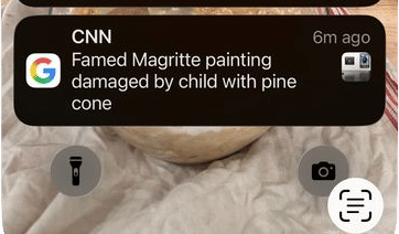 Getting your news from Google notifications