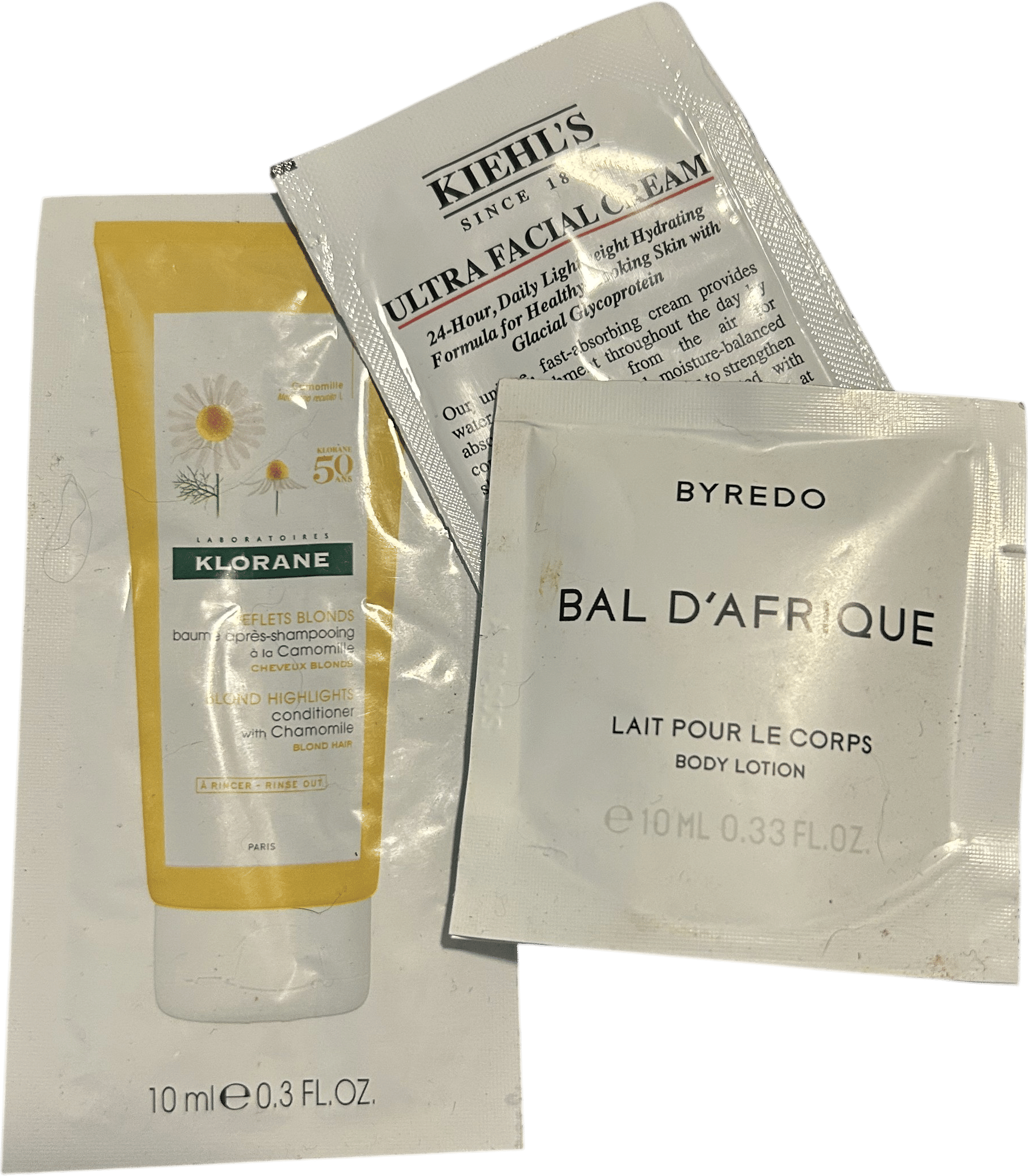 Using all your beauty samples in one spa night