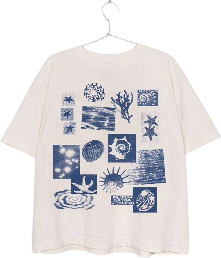 Extra Vitamins Shell Collage Tee