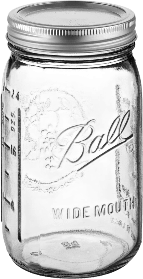 Quart Wide Mouth Mason Jars
