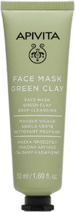 Apivita green clay face mask