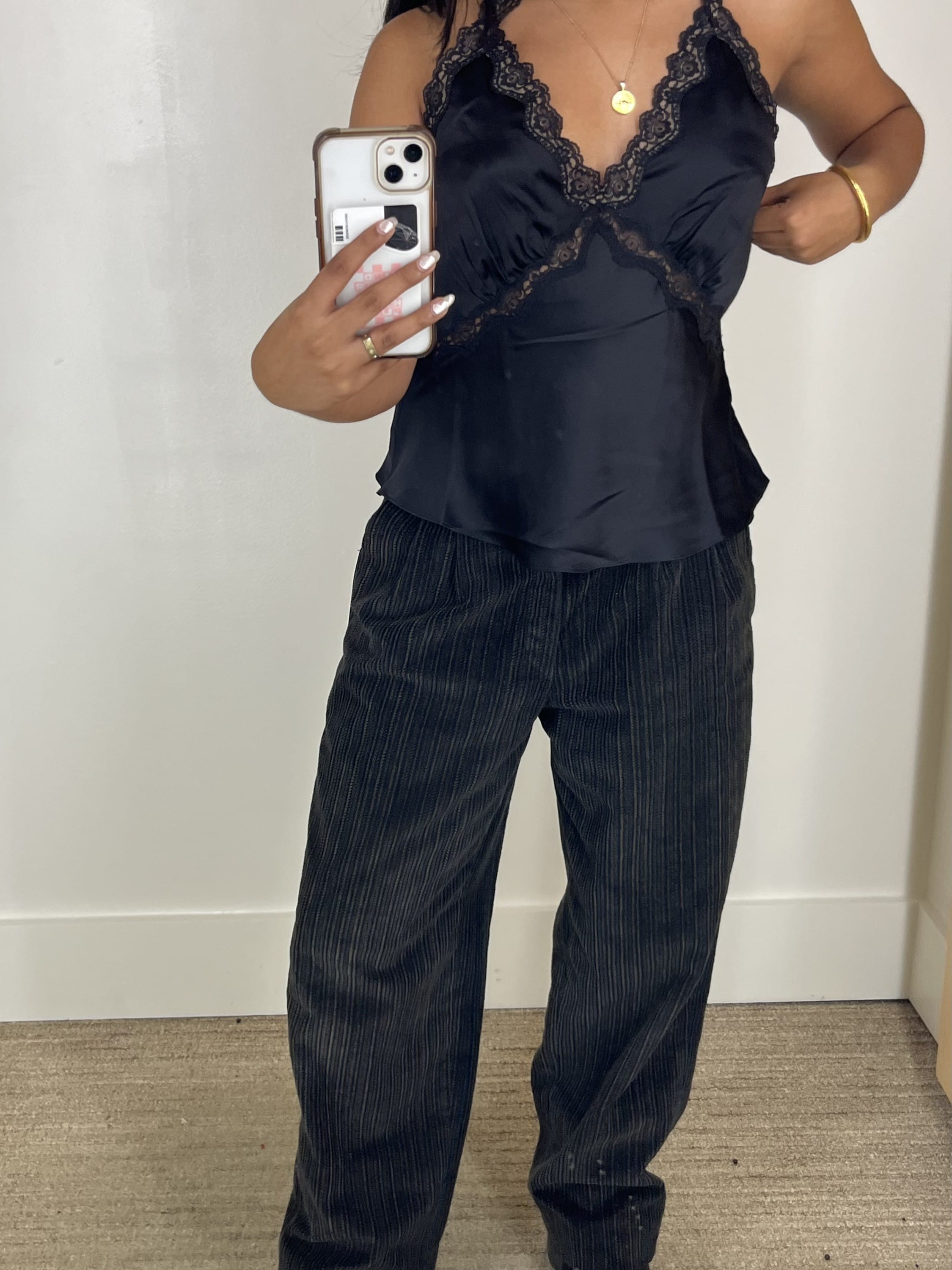 Reformation Monica Silk Top
