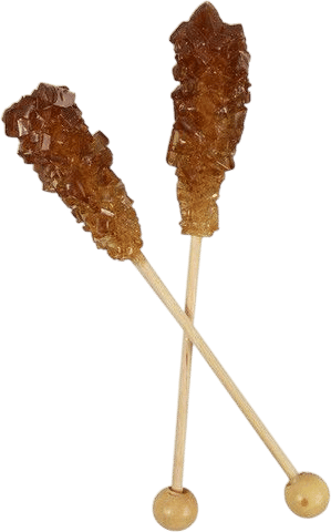 Using Rock Candy As Tea Stirrers