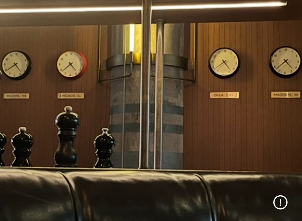 The clocks at Swift & Sons