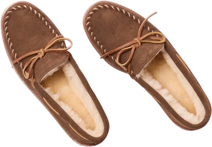 Minnetonka Sheepskin Hardsole Slipper