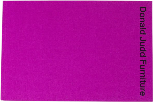 Donald Judd Furniture