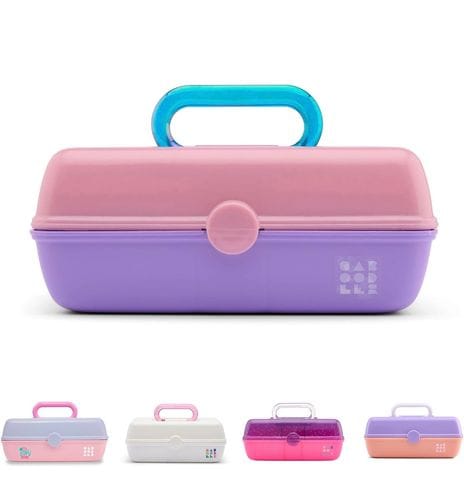 Caboodles Pretty in Petite Makeup Box, Two-Tone Pink