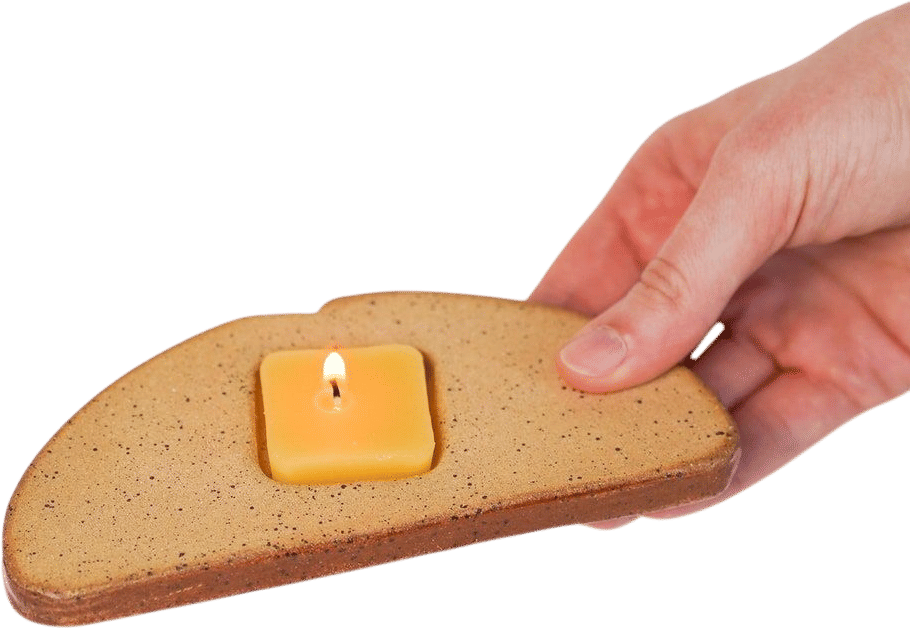 Ceramic Sourdough Toast Candle Holder